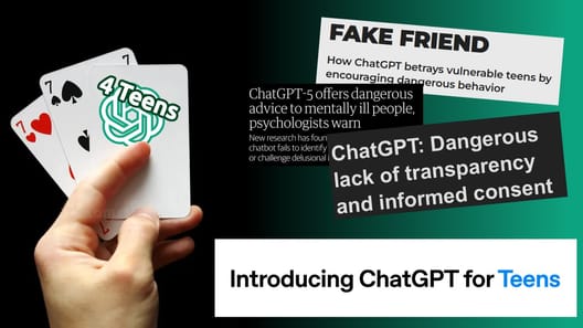 The "ChatGPT for Teens" sleight of hand